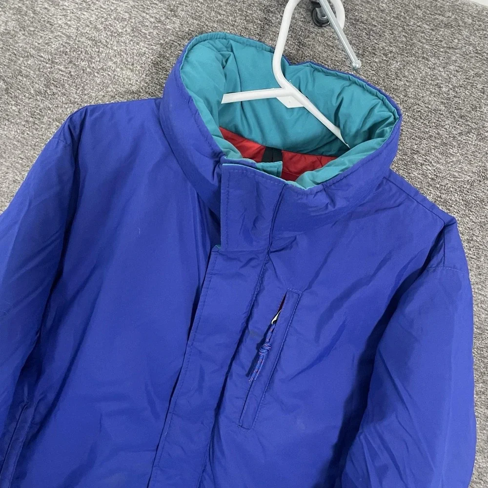 Vintage The North Face Jacket Mens Medium Blue Down Puffer Made USA Ski Outdoor